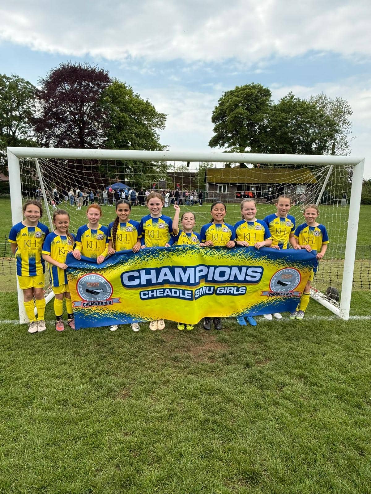 Girls football session at Cheadle SMU